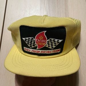 Vintage Dole Fresh Racing Team Pit‎ Crew Snapback Hat